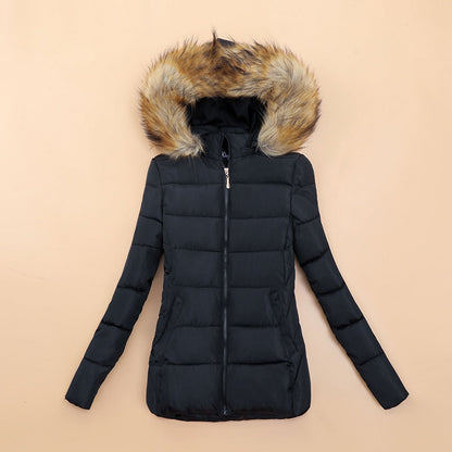 Chaqueta Acolchada con Capucha para Mujer | Ideal para La Temporada Fría