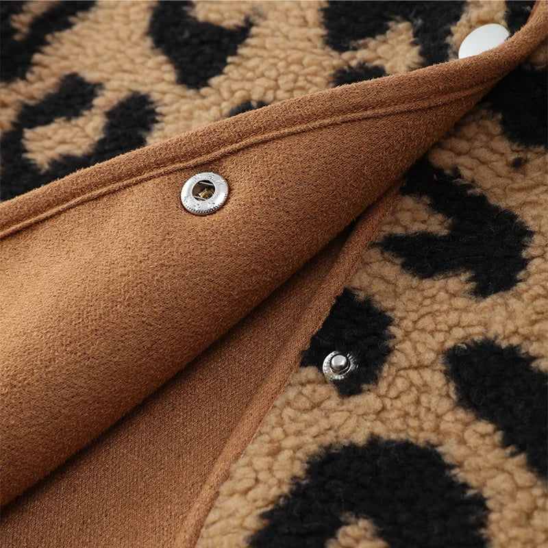 Abrigo De Invierno Con Estampado Animal Para Mujer | Ideal Para Temporada Fría