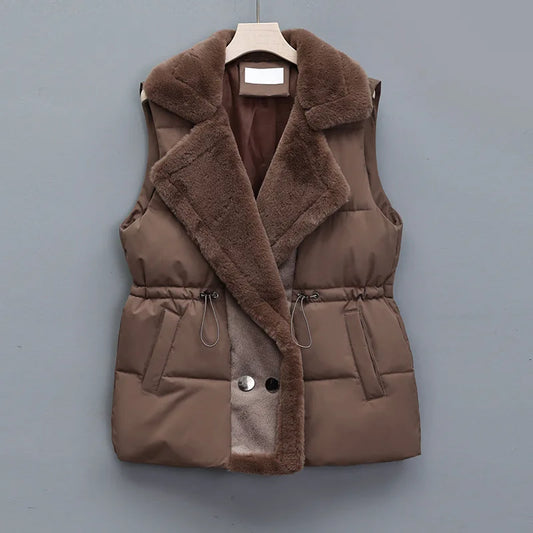 Chaleco Acolchado con Detalle Funcional para Mujer | Ideal para Invierno
