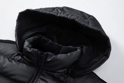 Chaqueta Con Cremallera De Largo Completo Y Capucha Desmontable Para Hombre | Ideal Para Uso Diario