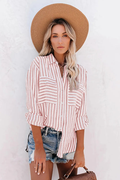 Blusa con Cierre Abotonado para Mujer | Ideal para Uso Diario