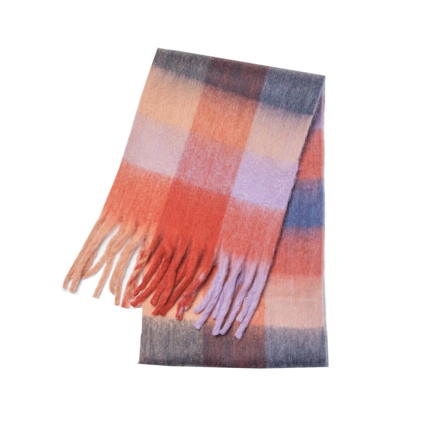 Bufanda Con Diseño Multicolor Para Adultos | Ideal Para Invierno