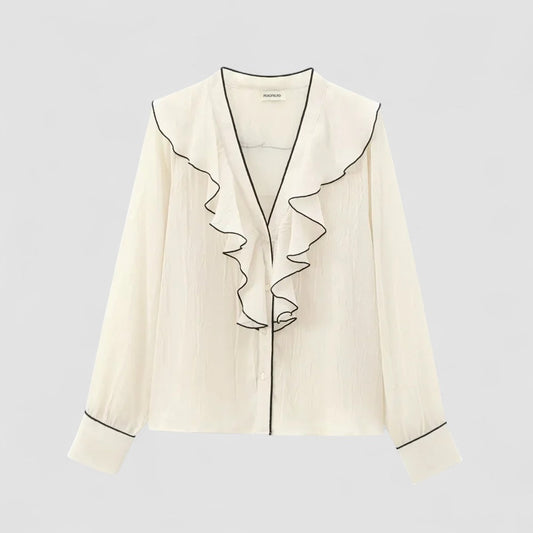 Blusa Con Corte Ajustado Para Mujer | Ideal Para Uso Diario Y Profesional