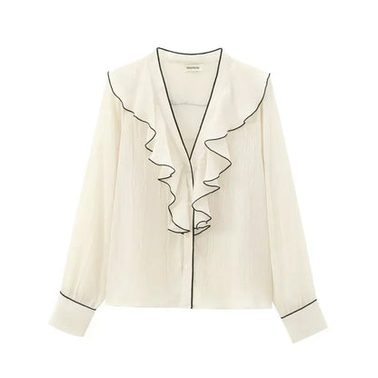 Blusa Con Corte Ajustado Para Mujer | Ideal Para Uso Diario Y Profesional