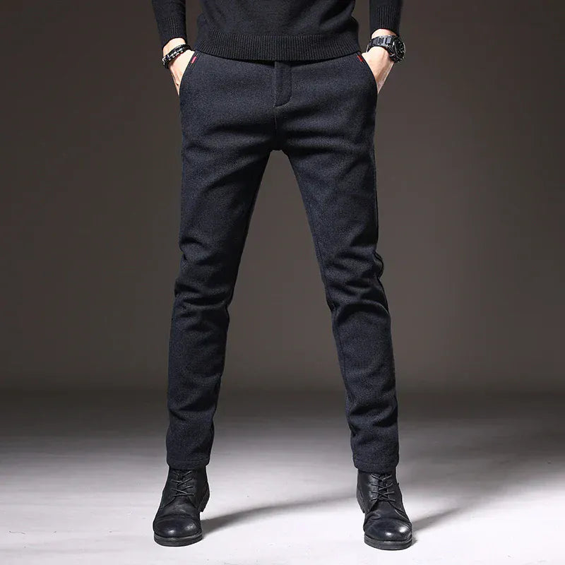 Pantalón Slim con Cintura Ajustable para Hombre | Ideal para Oficina y Uso Diario