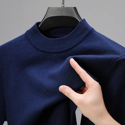 Jersey de Cuello Redondo Canelado con Corte Ajustado para Hombre | Ideal para Uso Diario