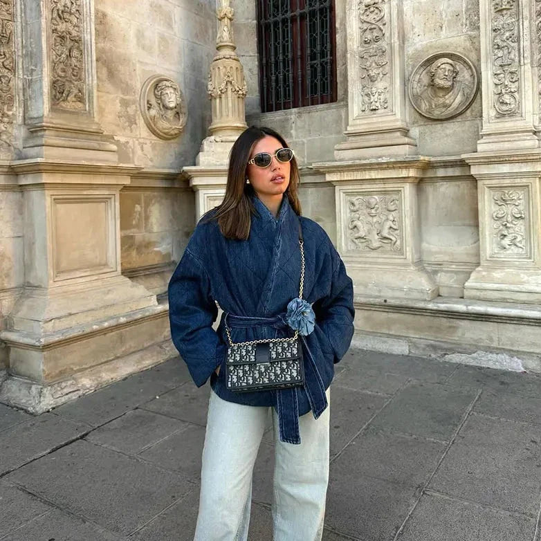 Chaqueta Corta De Diseño Clásico Para Mujer | Ideal Para Entretiempo