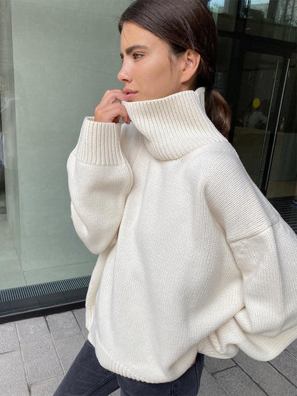 Jersey Con Corte Regular Y Diseño Básico Para Mujer | Ideal Para Otoño E Invierno