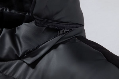 Chaqueta Con Cremallera De Largo Completo Y Capucha Desmontable Para Hombre | Ideal Para Uso Diario