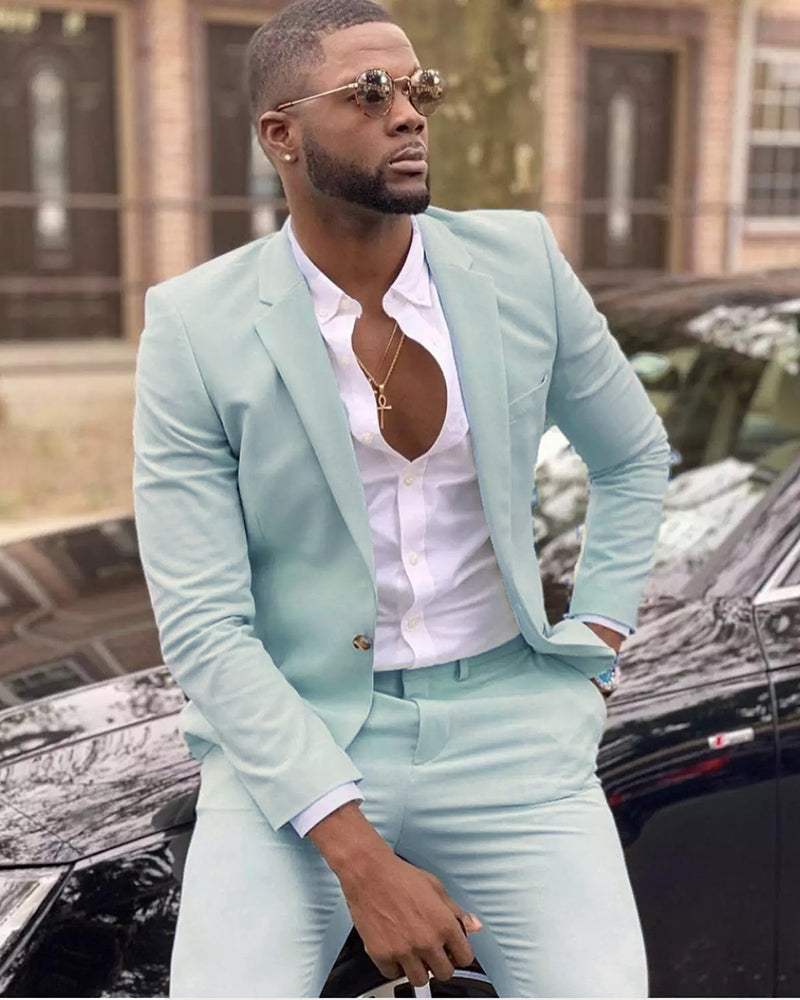 Traje de Dos Piezas con Diseño Formal para Hombre | Ideal para Ceremonias y Contextos Profesionales
