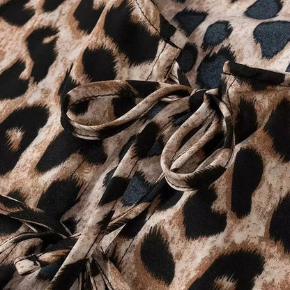 Crop Top Con Estampado Animal Y Cuello Redondo Para Mujer | Ideal Para Uso Diario O Salidas Informales