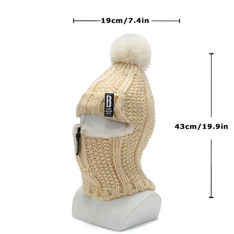 Bivakmuts Con Diseño Tejido Para Adultos | Ideal Para Invierno