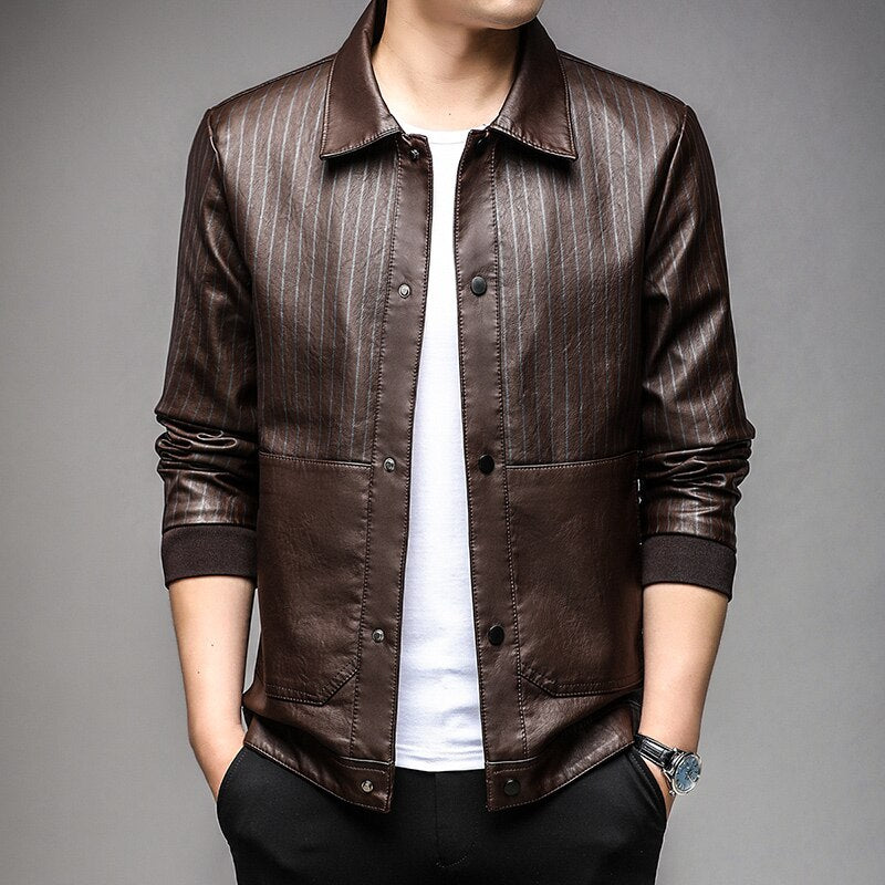 Chaqueta Ajustada Con Cremallera Y Bolsillos Integrados Para Hombre | Ideal Para Uso Diario Y Ocasiones Variadas