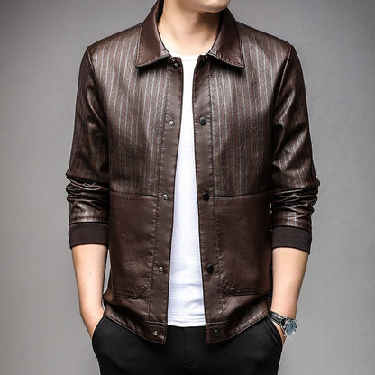 Chaqueta Ajustada Con Cremallera Y Bolsillos Integrados Para Hombre | Ideal Para Uso Diario Y Ocasiones Variadas