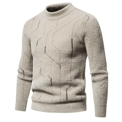Jersey Con Estructura De Punto Y Cuello Redondo Para Hombre | Ideal Para Uso Diario