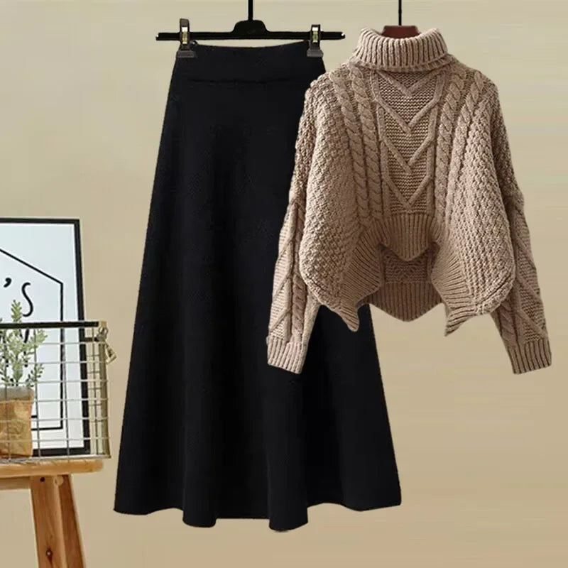 Conjunto de Dos Piezas con Col Alto para Mujer | Ideal para Uso Diario o Formal