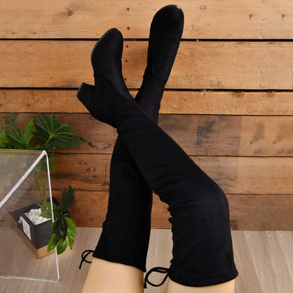 Botas Overknee para Mujer con Tacón Ancho | Ideal para Varias Temporadas