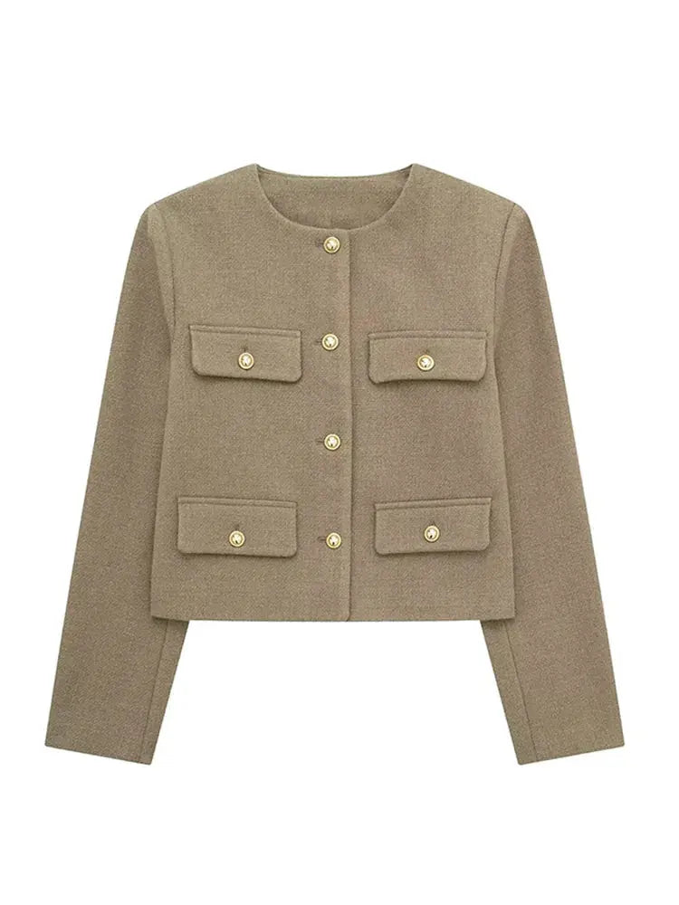 Blazer con Corte Recto y Cierre de Botones para Personas Adultas | Ideal para Uso Profesional y Diario