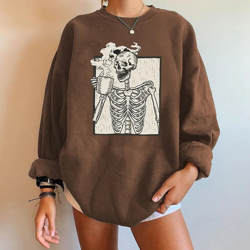 Sudadera de Halloween en Color Lila con Diseño Temático para Adultos | Ideal para Otoño