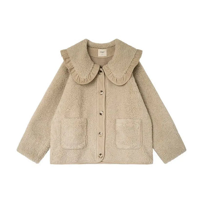 Abrigo De Invierno Con Cuello Decorativo Y Corte Suelto Para Mujer | Ideal Para Invierno