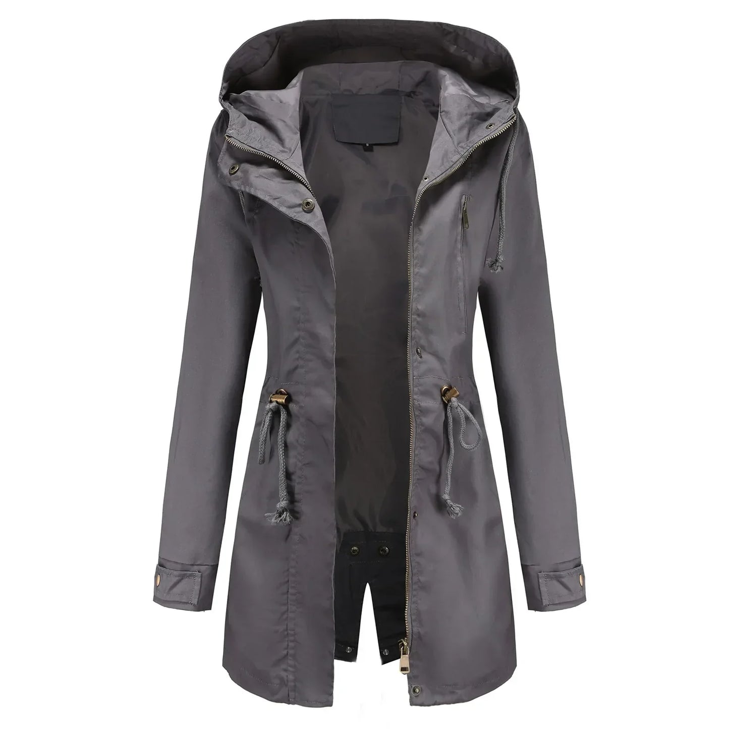 Parka Larga con Capucha Integrada para Mujer | Ideal para la Temporada Fría