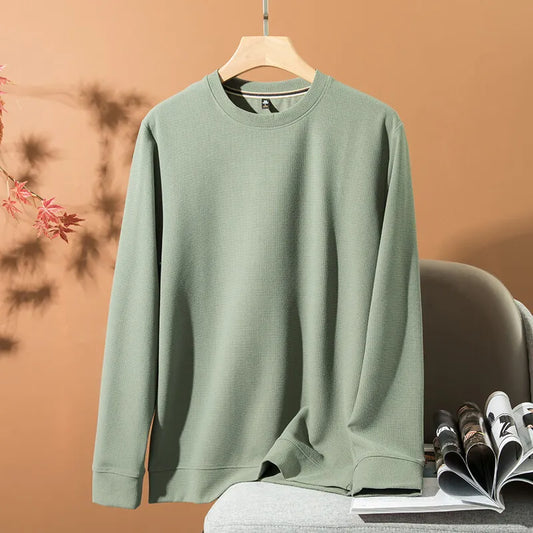 Jersey de Corte Relajado con Cuello y Mangas con Vuelta para Hombre | Ideal para Uso Diario