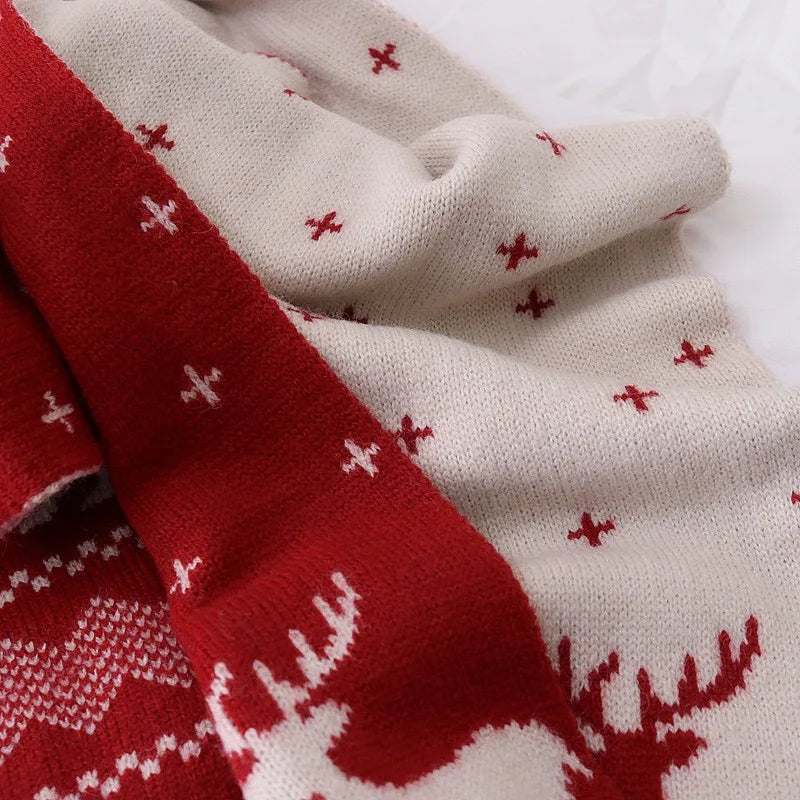 Bufanda De Invierno Con Diseño Reversible Para Adultos | Ideal Para Invierno