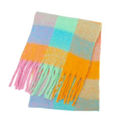 Bufanda Con Diseño Multicolor Para Adultos | Ideal Para Invierno