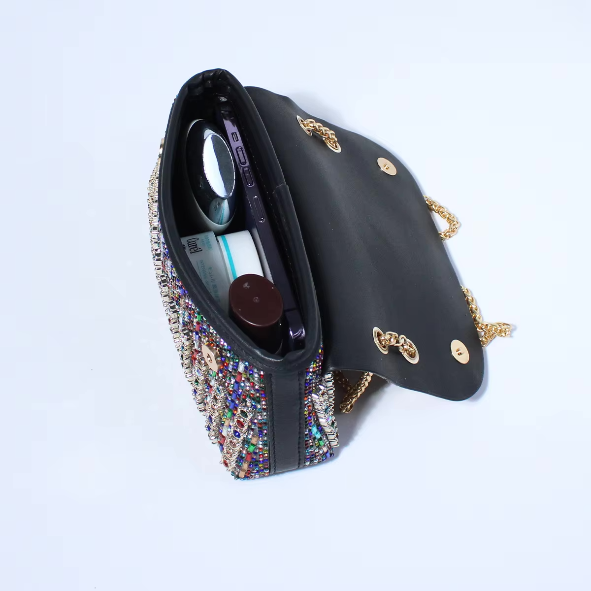 Mini Bolso con Compartimento Compacto y Cierre Magnético para Mujer | Ideal para Salidas o Eventos