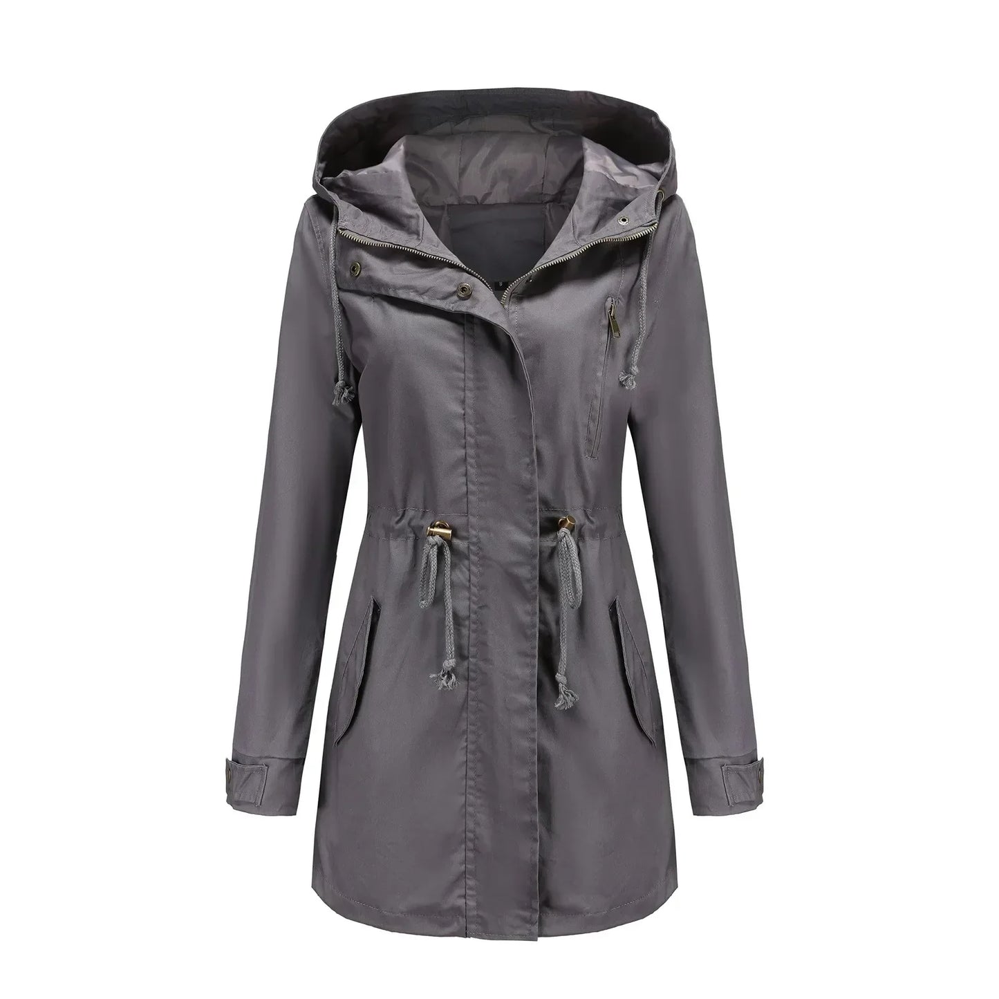 Parka Larga con Capucha Integrada para Mujer | Ideal para la Temporada Fría
