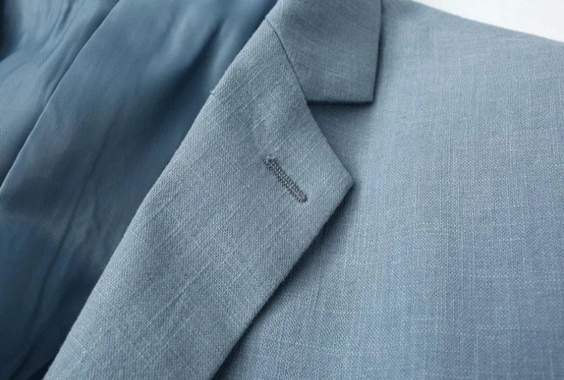 Blazer Con Corte Estándar Para Hombre | Ideal Para Temporadas Cálidas Y Uso Profesional Ligero
