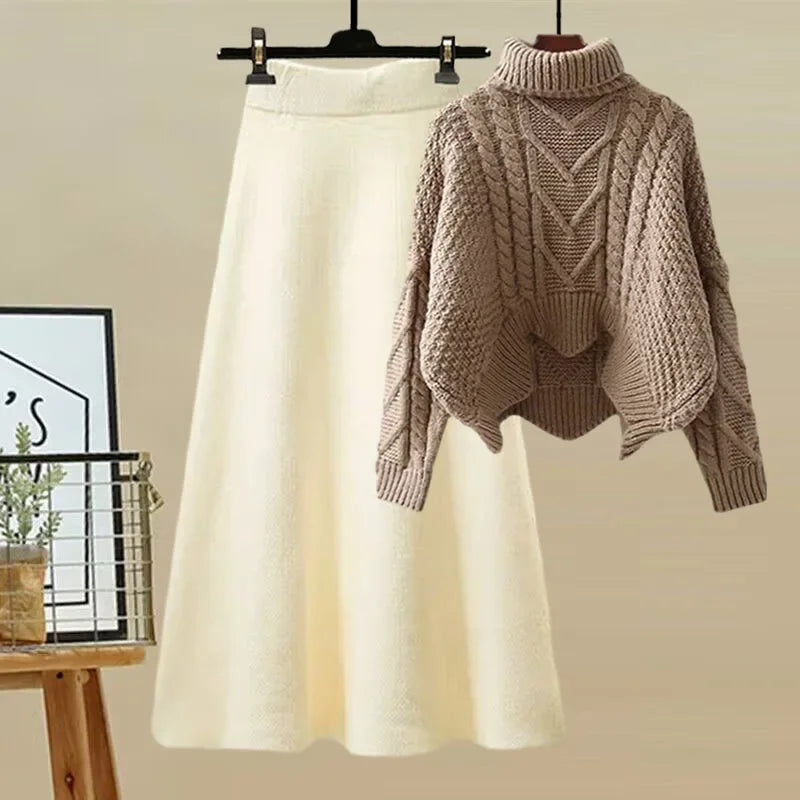 Conjunto de Dos Piezas con Col Alto para Mujer | Ideal para Uso Diario o Formal