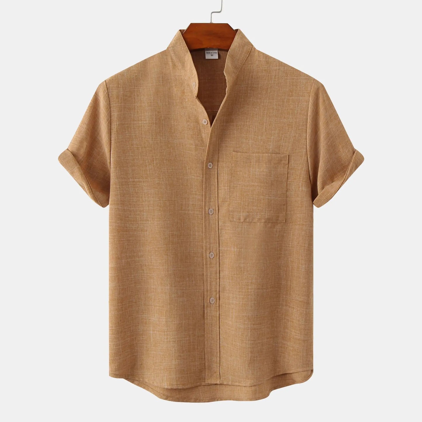 Camisa de Manga Larga de Corte Recto para Hombres | Ideal para Uso Diario y Ocio