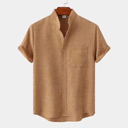Camisa de Manga Larga de Corte Recto para Hombres | Ideal para Uso Diario y Ocio