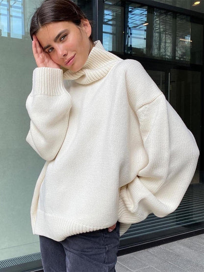 Jersey Con Corte Regular Y Diseño Básico Para Mujer | Ideal Para Otoño E Invierno