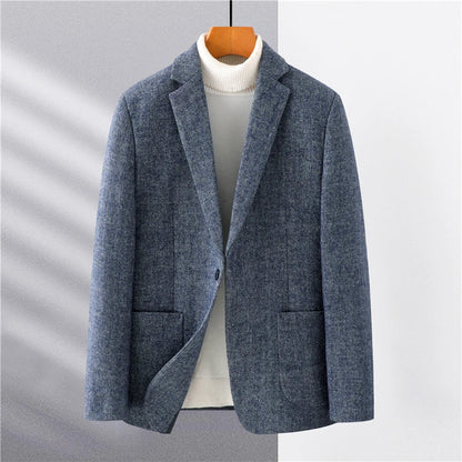 Blazer Gris Con Corte Estructurado Para Hombre | Ideal Para Actividades Profesionales Y Eventos Formales