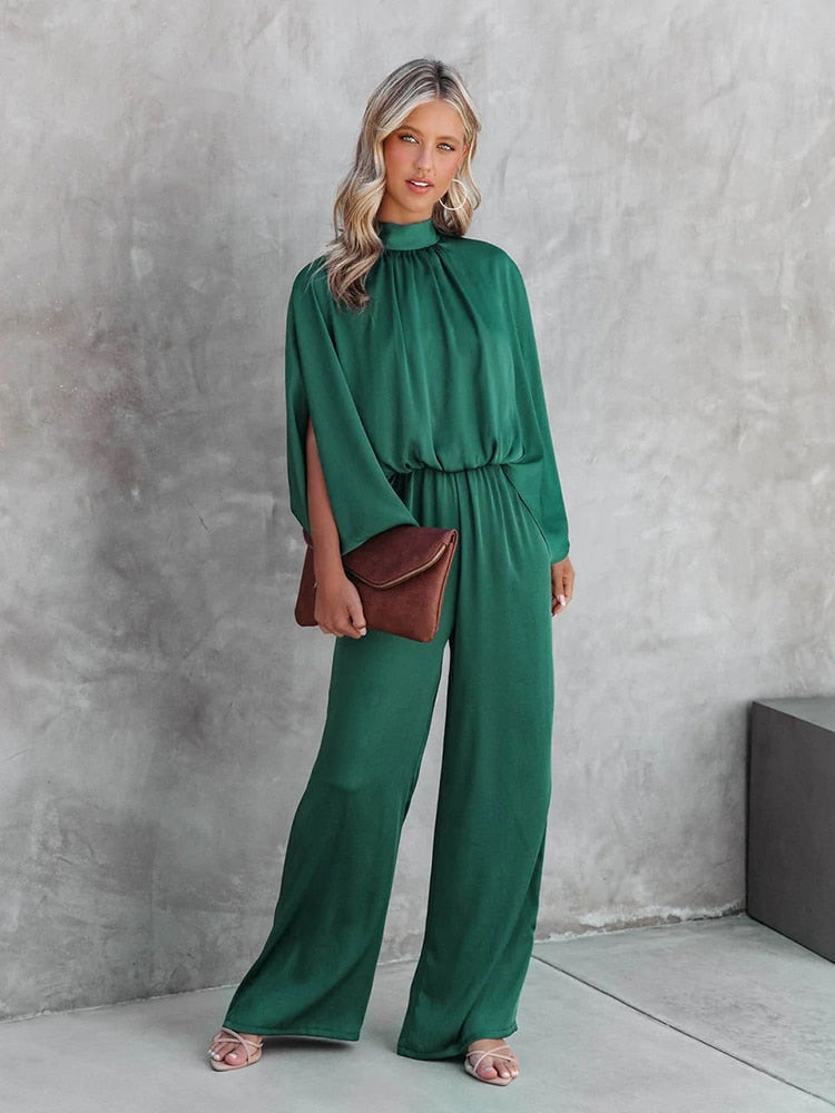 Mono Sin Mangas Con Piernas Anchas Para Mujer | Ideal Para Eventos Formales Y Semi Formales