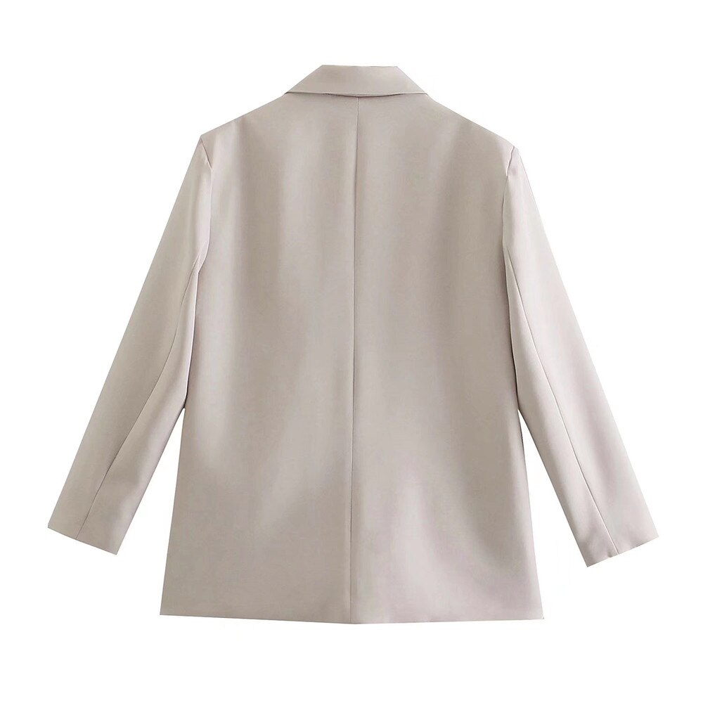 Blazer Con Cierre Cruzado Y Botones Para Mujer | Ideal Para Contextos Profesionales Y Uso Diario