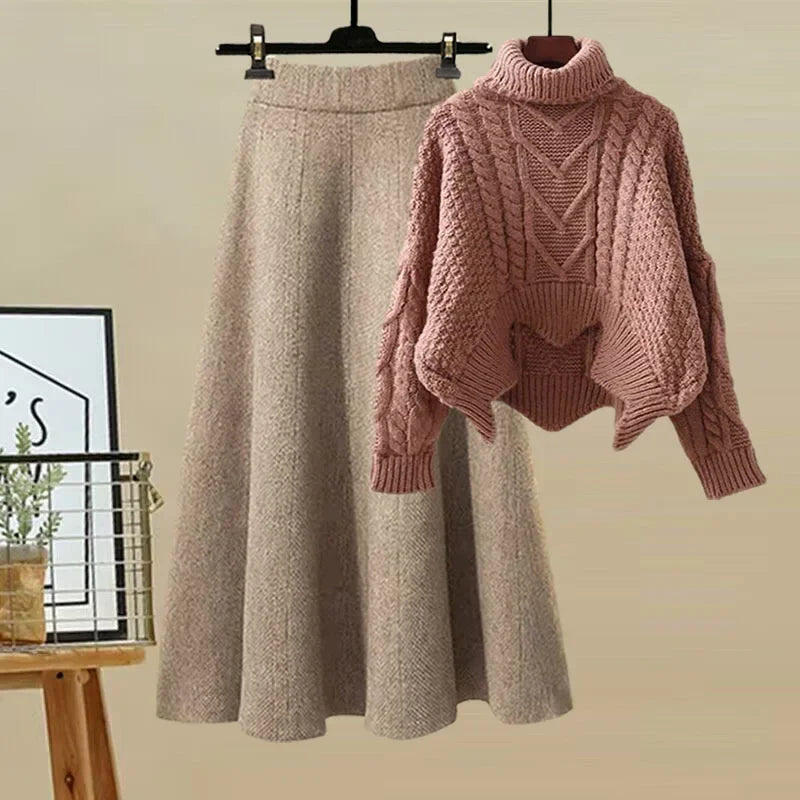 Conjunto de Dos Piezas con Col Alto para Mujer | Ideal para Uso Diario o Formal