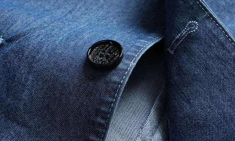Blazer Para Hombre Con Corte Diario Y Estilo Inspirado En Jeans | Ideal Para Contextos Informales