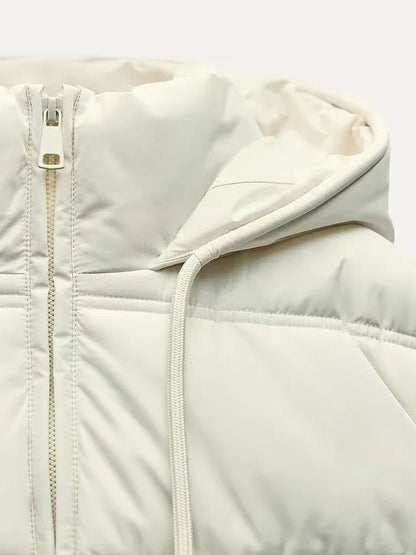 Chaqueta Acolchada con Capucha para Mujer | Ideal para Otoño e Invierno
