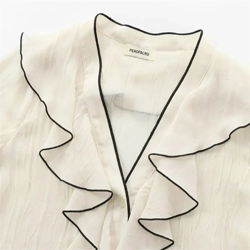 Blusa Con Corte Ajustado Para Mujer | Ideal Para Uso Diario Y Profesional