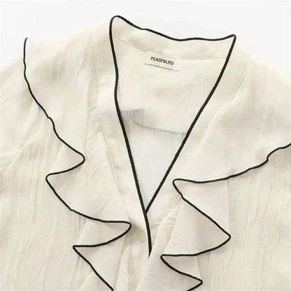 Blusa Con Corte Ajustado Para Mujer | Ideal Para Uso Diario Y Profesional