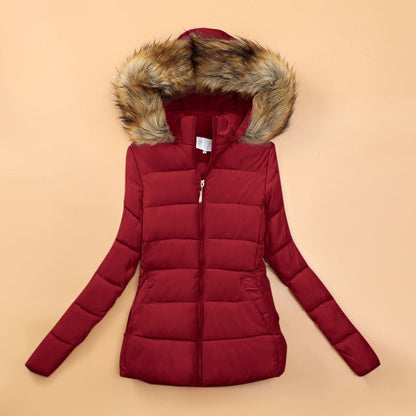 Chaqueta Acolchada con Capucha para Mujer | Ideal para La Temporada Fría