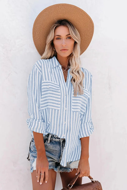 Blusa con Cierre Abotonado para Mujer | Ideal para Uso Diario