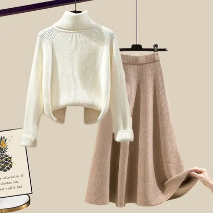Conjunto de Dos Piezas con Col Alto para Mujer | Ideal para Uso Diario o Formal