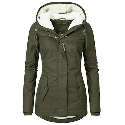 Parka de Invierno con Capucha Desmontable y Bolsillos Funcionales para Mujer | Ideal para Invierno