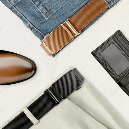 Cinturón con Hebilla Automática para Hombres | Ideal para Uso Diario y Formal