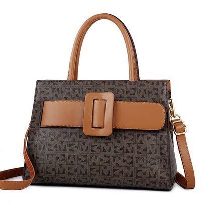 Bolso de Mano con Compartimentos Internos y Bandolera Extraíble para Mujer | Ideal para Uso Diario
