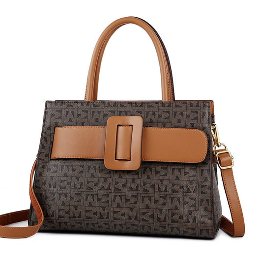 Bolso de Mano con Compartimentos Internos y Bandolera Extraíble para Mujer | Ideal para Uso Diario